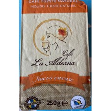 Cafe la Aldeana - Cafe Molido Tueste Natural Röstkaffee gemahlen 250g Päckchen produziert auf Gran Canaria