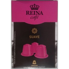 Cafe Reina - Suave 10 Capsulas milder Röstkaffee in Kapseln je 5g produziert auf Teneriffa