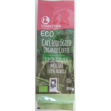Comeztier - Eco Cafe Ecologico tueste natural molido Bio Kaffee gemahlen 250g Tüte produziert auf Teneriffa