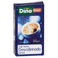 DinoFood - Cafe Molido Descafeinado De Tueste Natural Röstkaffee gemahlen entkoffeiniert 250g produziert auf Gran Canaria