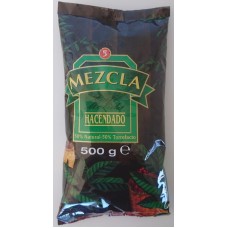 Hacendado - Cafe Molido Mezcla 50% Natural 50% Torrefacto Nr. 5 Kaffee gemahlen 500g Tüte produziert auf Teneriffa