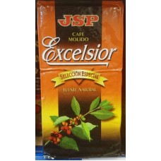 JSP - Cafe Molido Excelsior Tueste Natural Bohnenkaffee gemahlen Karton 250g produziert auf Teneriffa