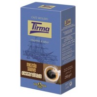Tirma - Café Mezcla Suave Descafeinado Röstkaffee entkoffeiniert gemahlen 250g produziert auf Gran Canaria