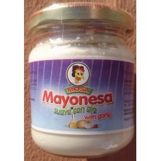 Mosa - Mayonesa con ajo garlic Knoblauch-Majonese Glas 200g produziert auf Gran Canaria