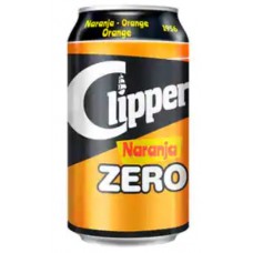 Clipper - Naranja Zero Orange Limonade zuckerfrei 330ml Dose produziert auf Gran Canaria