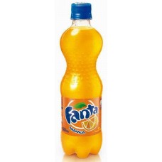 Fanta Naranja Orange 500ml PET-Flasche - produziert auf Teneriffa (Tacoronte)