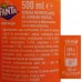 Fanta Naranja Orange 500ml PET-Flasche - produziert auf Teneriffa (Tacoronte)