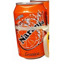 Gianica - Naranja Orangen-Limonade Dose 330ml 8er Pack produziert auf Gran Canaria