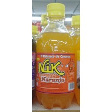 NIK - Naranja Lemonada Orangenlimonade 330ml PET-Flasche produziert auf Gran Canaria