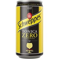 Schweppes - Tónica Zero Calorias Tonic Water Dose 330ml produziert auf Gran Canaria