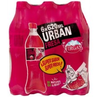 Urban by Firgas Fresa Erdbeer-Limonade 620ml 6er Pack produziert auf Gran Canaria