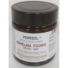 Pepeoil - Mermelada Picante Pimienta scharfe kanarische Chili-Marmelade 5.000 SHU 250g Glas produziert auf Gran Canaria