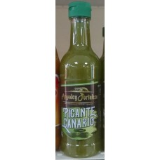 Argodey Fortaleza - Salsa Picante Canario Verde 200ml Flasche produziert auf Teneriffa