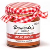 Bernardo's Mermeladas - Mojo Canario Picón rote scharfe Mojosauce 250ml produziert auf Lanzarote