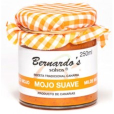 Bernardo's Mermeladas - Mojo Canario Suave rote milde Mojosauce 250ml produziert auf Lanzarote