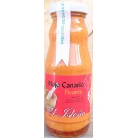 El Isleno - Mojo Canario Rojo Picante Flasche 185g produziert auf Gran Canaria