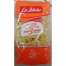 La Isleña - Pluma Rayada 3 Minutos Schnellkoch-Nudeln 500g produziert auf Gran Canaria