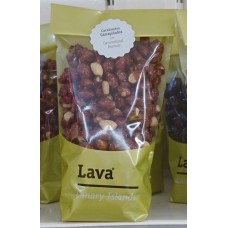 Lava - Bombon Cacahuetes Garrapinados karamellisierte Erdnüsse 200g Tüte produziert auf Teneriffa