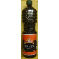 La Comadre - Salsa de Soja Sojasauce 1l PET-Flasche produziert auf Teneriffa