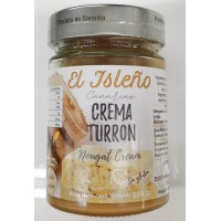 El Isleno - Crema Turron sin gluten Nougat-Aufstrich glutenfrei 350g Glas produziert auf Gran Canaria