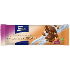 Tirma - Chocolate con Leche Almendras enteras Nussschokolade 300g produziert auf Gran Canaria