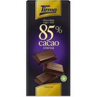Tirma - Chocolate Negro 85% Cacao dunkle Schokolade 125g produziert auf Gran Canaria