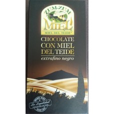 Zum-Zum Miel - Chocolate con Miel de Teide negro Honig-Bitterschokolade 150g Tafel produziert auf Teneriffa