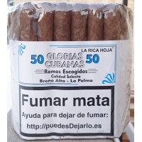 Glorias Cubanas - Ramas Escogidas Calidad Selecta 50 Zigarren Zigarren produziert auf La Palma
