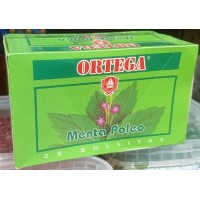 Cafe Ortega - Te Menta Poleo Pfefferminztee 25 Teebeutel je 1,5g 35g produziert auf Gran Canaria