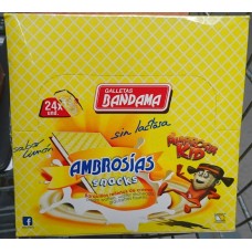 Bandama - Ambrosias Snacks Sabor Limon Waffeln mit Zitronencreme 24x 28g 672g produziert auf Gran Canaria