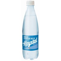 Krystal - Agua de Seltz Mineralwasser mit Kohlensäure 500ml PET-Flasche produziert auf Teneriffa