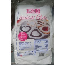Amagoldi - Azucar Glass Puderzucker 2,5kg Sack produziert auf Gran Canaria