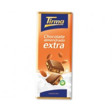 Tirma - Chocolate almendrado extra Mandel-Schokolade 115g produziert auf Gran Canaria
