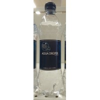 Agua Droper con gas Mineralwasser mit Kohlensäure 500ml PET-Flasche produziert auf Gran Canaria