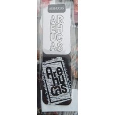 Arehucas - Magnet Kühlschrankmagnet schwarz weiss