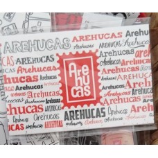 Arehucas - Magnet Kühlschrankmagnet Firmennamen rot schwarz