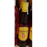 Arehucas - Ron Carta Oro 350ml 37,5% Vol. runde Flasche produziert auf Gran Canaria
