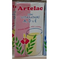 Artelac - Leche con Vitaminas A,D y E Mismo Semi 1,1% Fett H-Milch 1l Tetrapack produziert auf Gran Canaria