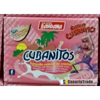 Bandama - Cubanitos Snacks Barquillo Relleno 8 Stück 90g produziert auf Gran Canaria