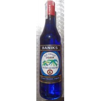 Baniks - Blue Curacao Liqueur 20% Vol. 700ml Glasflasche produziert auf Gran Canaria