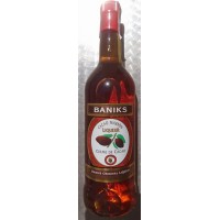 Baniks - Cacao Marron Liqueur Creme de Cacao Schokolikör 20% Vol. 1l Glasflasche produziert auf Gran Canaria