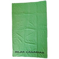 Strandtuch Handtuch Toalla 100x170cm Baumwolle Islas Canarias hellgrün ohne Motiv
