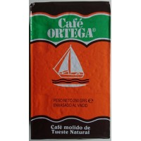 Cafe Ortega - Cafe Molido de Tueste Natural gemahlener Kaffee 250g Karton produziert auf Gran Canaria