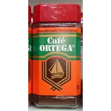 Cafe Ortega - Cafe Descafeinado Instantaneo Instantkaffee entkoffeiniert 200g Glas produziert auf Gran Canaria