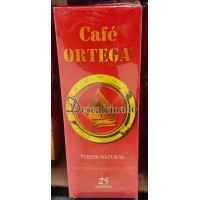 Cafe Ortega - Descafeinado Tueste Natural 7g x 25 Portionen Kaffee produziert auf Gran Canaria