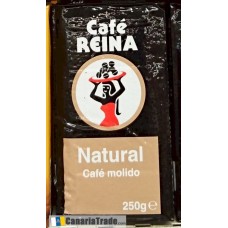 Cafe Reina - Tueste Natural Cafe Molido Röstkaffee gemahlen 250g Karton produziert auf Teneriffa