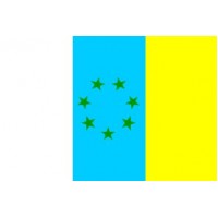 Flagge Fahne Kanaren Kanarische Inseln Unabhängigkeitsfahne 7 grüne Sterne Bootsfahne 60x90cm