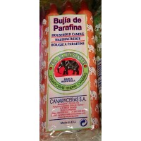 El Elefante - Bujia de Parafina rojo 6 Haushaltskerzen rot produziert auf Teneriffa