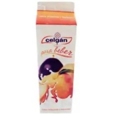 Celgan - Leche Batida Sabor Maracuya y Melocoton 1l Tetrapack produziert auf Teneriffa (Kühlware)