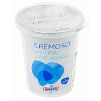 Celgan - Cremoso natural azucarado Yogur Joghurt gezuckert 0% 400g Becher produziert auf Teneriffa (Kühlware)